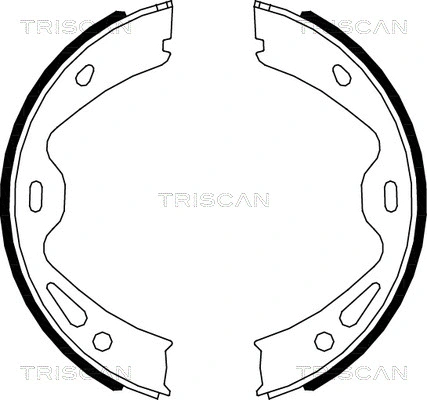 Brake Shoe Set, parking brake (8100 20005)