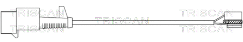 Warning Contact, brake pad wear (8115 15005)