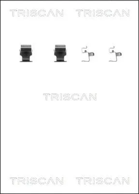 Accessory Kit, disc brake pad (8105 421590)