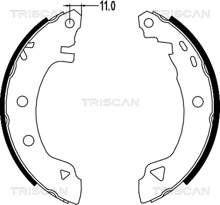 Brake Shoe Set (8100 15580)