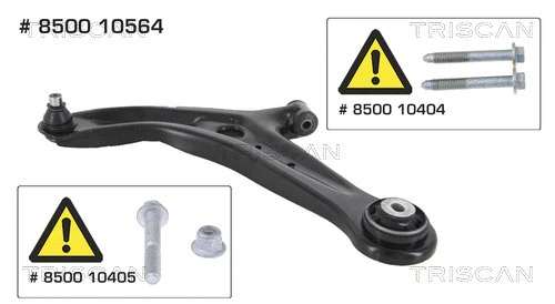 Control/Trailing Arm, wheel suspension (8500 10564)