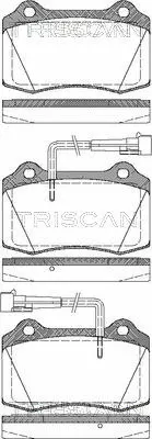 Brake Pad Set, disc brake (8110 15023)
