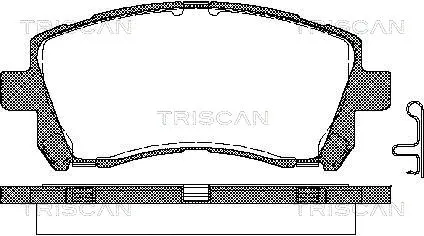 Brake Pad Set, disc brake (8110 68173)