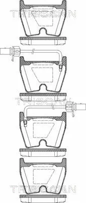 Brake Pad Set, disc brake (8110 29042)