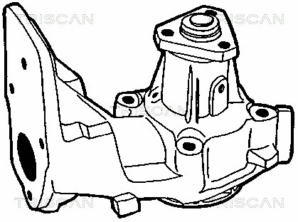 Water Pump, engine cooling (8600 15833)