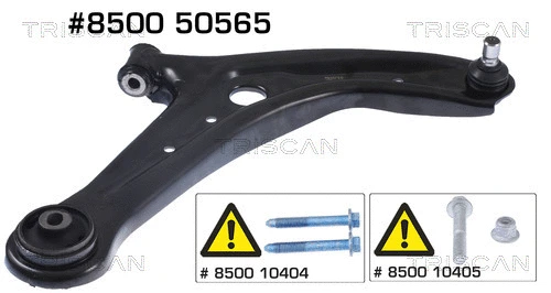 Control/Trailing Arm, wheel suspension (8500 50565)