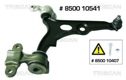 Control/Trailing Arm, wheel suspension (8500 10541)