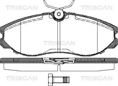 Brake Pad Set, disc brake (8110 14174)