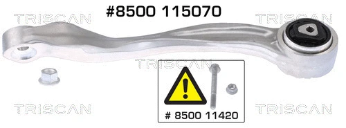 Control/Trailing Arm, wheel suspension (8500 115070)