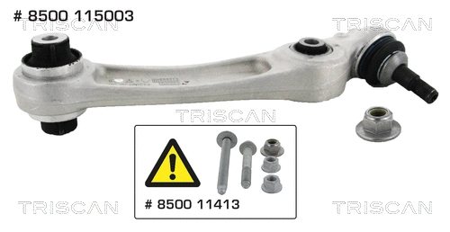 Control/Trailing Arm, wheel suspension (8500 115003)