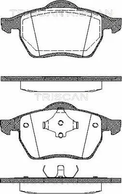 Brake Pad Set, disc brake (8110 10502)