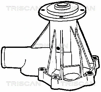 Water Pump, engine cooling (8600 15974)