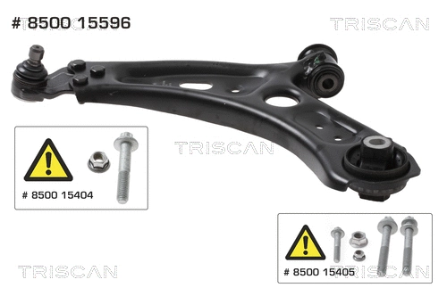 Control/Trailing Arm, wheel suspension (8500 15596)