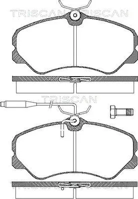 Brake Pad Set, disc brake (8110 10905)