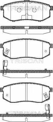 Brake Pad Set, disc brake (8110 42016)