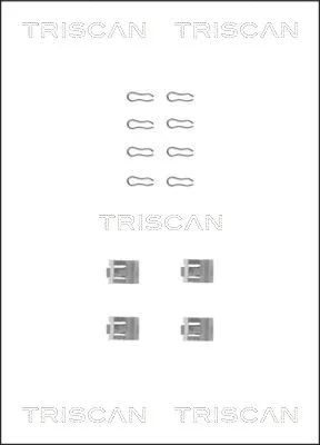 Accessory Kit, disc brake pad (8105 101507)