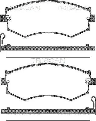 Brake Pad Set, disc brake (8110 14996)