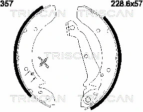 Brake Shoe Set (8100 16357)