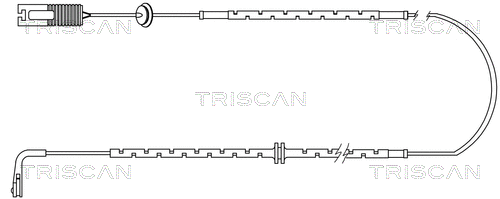 Warning Contact, brake pad wear (8115 17002)