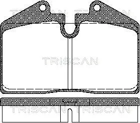 Brake Pad Set, disc brake (8110 29156)