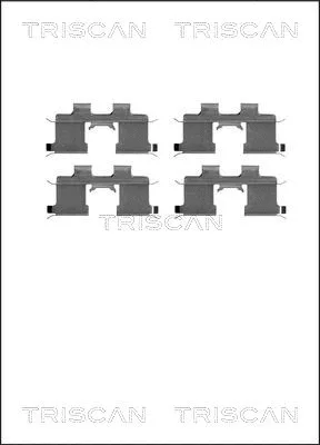 Accessory Kit, disc brake pad (8105 101639)