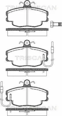 Brake Pad Set, disc brake (8110 10041)