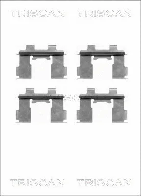 Accessory Kit, disc brake pad (8105 101631)