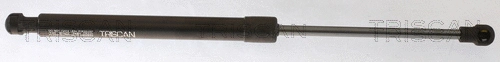 Gas Spring, bonnet (8710 29157)