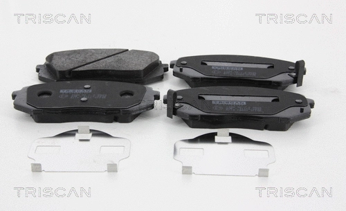 Brake Pad Set, disc brake (8110 18024)