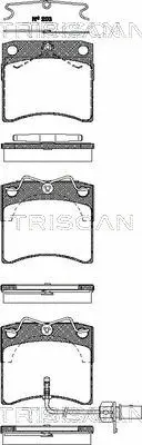 Brake Pad Set, disc brake (8110 29027)