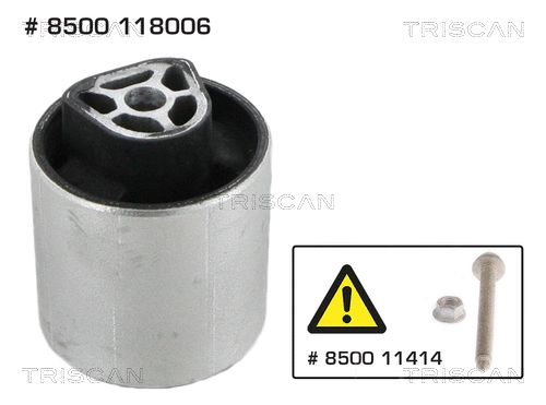 Mounting, control/trailing arm (8500 118006)