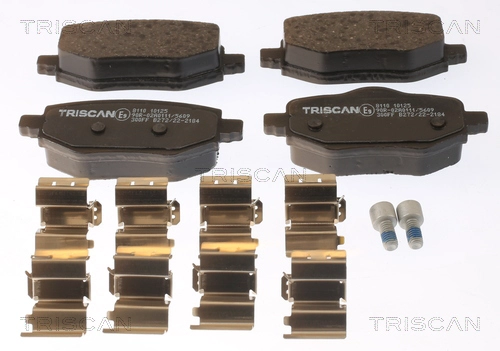 Brake Pad Set, disc brake (8110 10125)