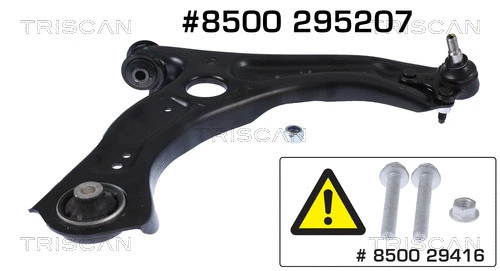 Control/Trailing Arm, wheel suspension (8500 295207)