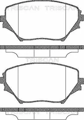 Brake Pad Set, disc brake (8110 13024)