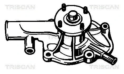 Water Pump, engine cooling (8600 10213)