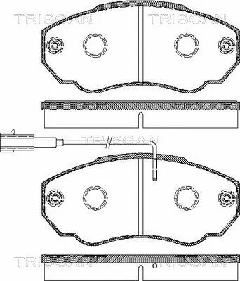 Brake Pad Set, disc brake (8110 10531)