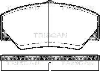 Brake Pad Set, disc brake (8110 16844)