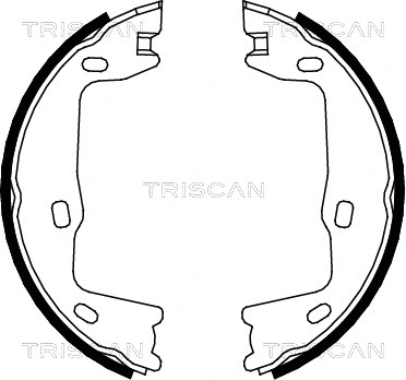 Brake Shoe Set, parking brake (8100 24005)