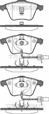Brake Pad Set, disc brake (8110 29053)