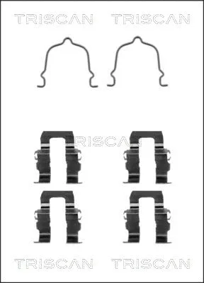 Accessory Kit, disc brake pad (8105 501562)