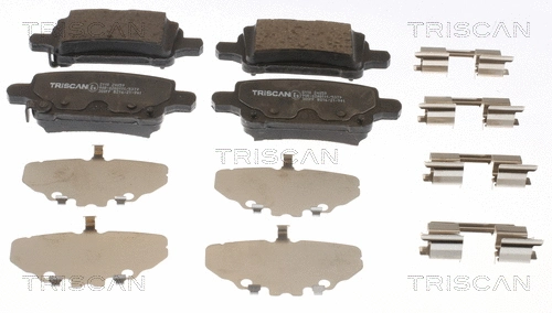 Brake Pad Set, disc brake (8110 24059)
