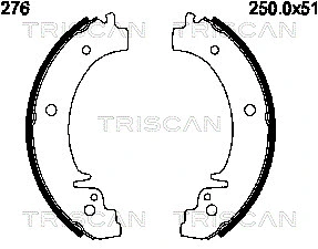 Brake Shoe Set (8100 70276)