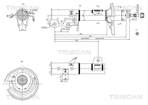 Shock Absorber (8705 16111)