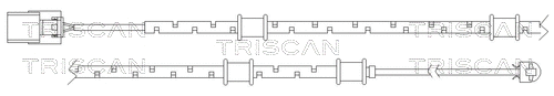 Warning Contact, brake pad wear (8115 10015)