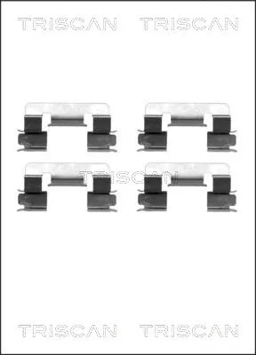 Accessory Kit, disc brake pad (8105 131633)