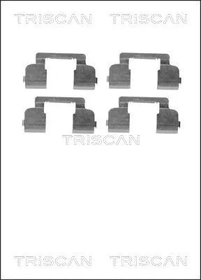 Accessory Kit, disc brake pad (8105 251597)