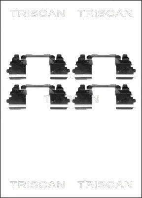 Accessory Kit, disc brake pad (8105 101656)