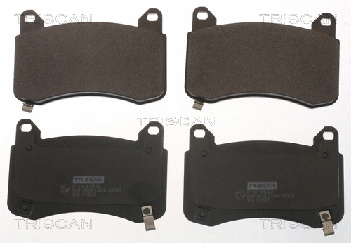 Brake Pad Set, disc brake (8110 81003)