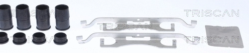 Accessory Kit, disc brake pad (8105 161622)