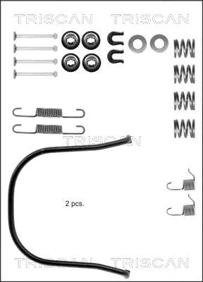 Accessory Kit, brake shoes (8105 142500)